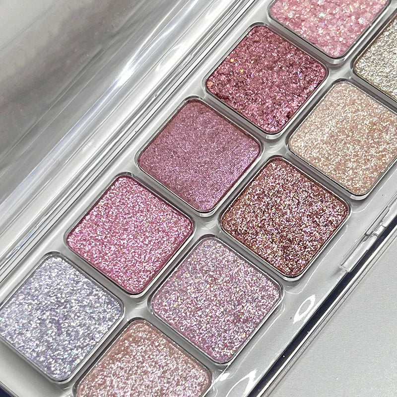 12 Eye Shadow Plate Matte Pearl Eyeshadow Girl Beginner Makeup