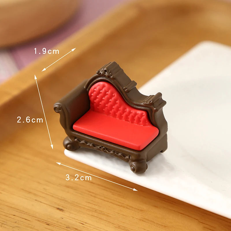 ▶1/12 Dollhouse Simulation Mini Furniture Model Dollhouse Living Room Scene Decoration Dolls House Ornament Pretend Play Toys Zpaxo A10