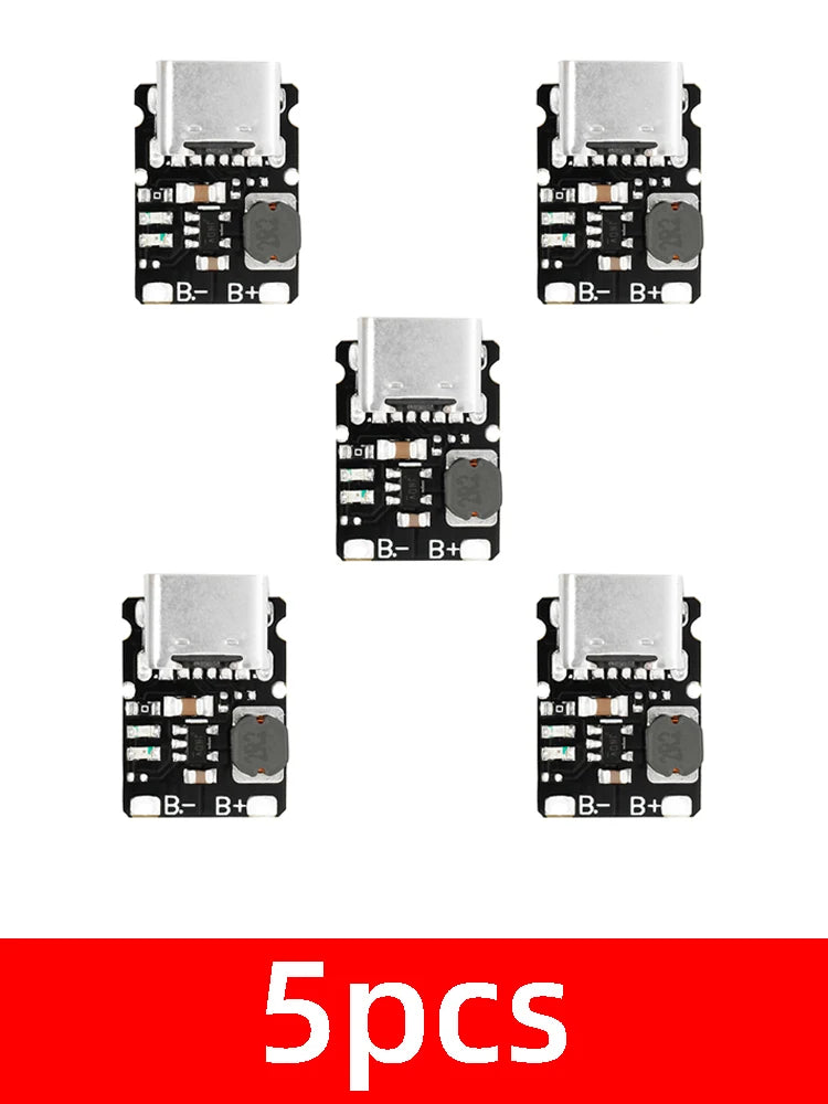 1 Mini Lithium Battery Charging Module 5V Output Boost 2a 18650 Zpaxo 5pcs