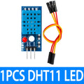 DHT11 Digital Temperature Humidity Sensor Module Sensors Compatible Zpaxo 1pcs DHT11 LED