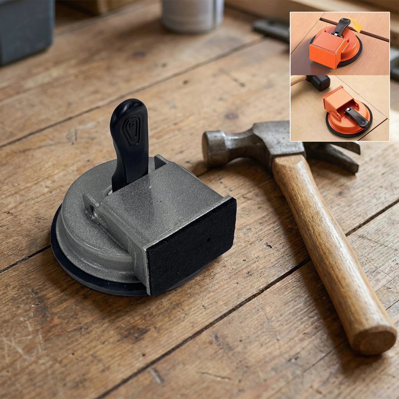 Heavy-duty Laminate Suction Cup Tool Floor Board Fixer Repair Grabber