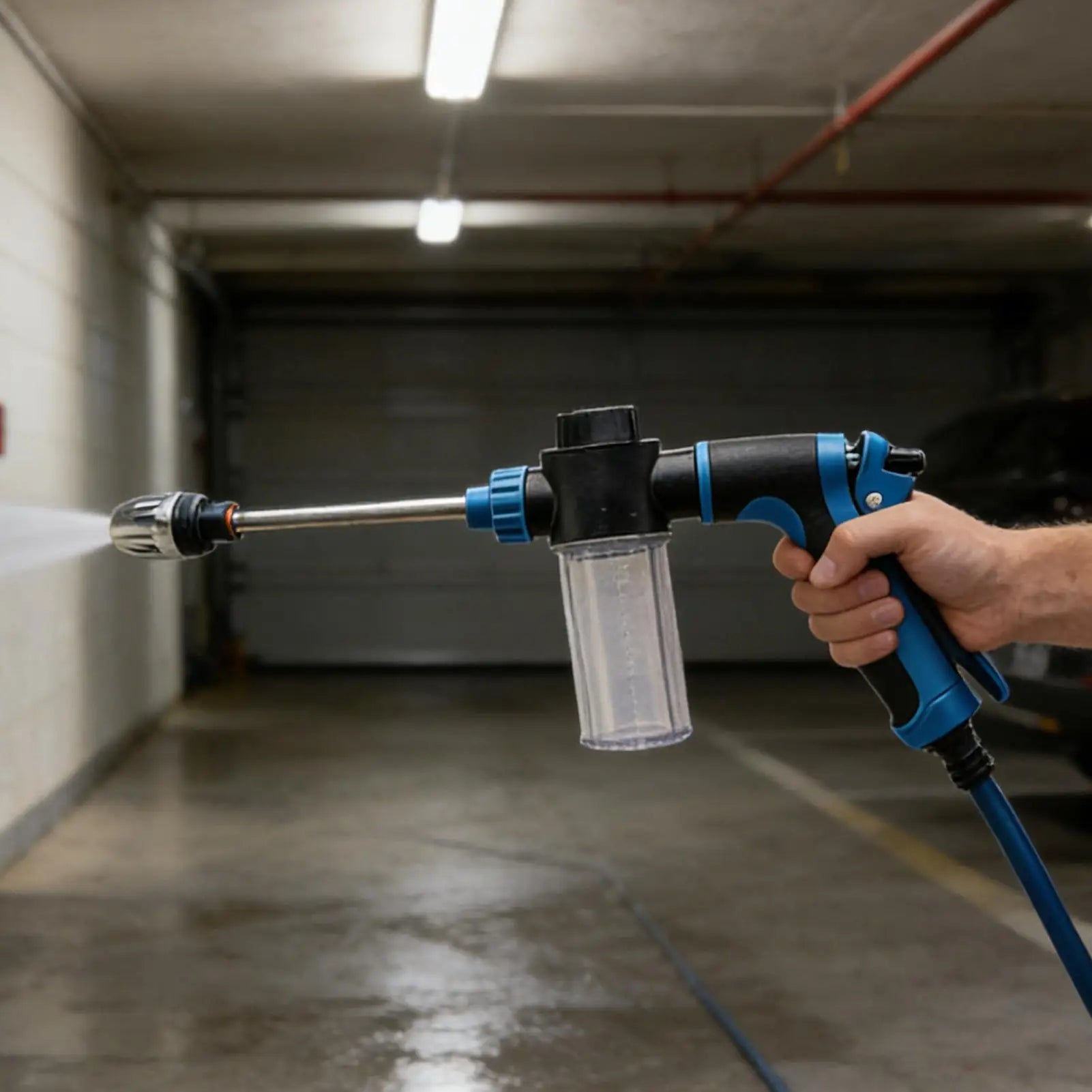 Foam Car Wash Sprayer Adjustable Nozzle Pressure Hose Cannon Multi