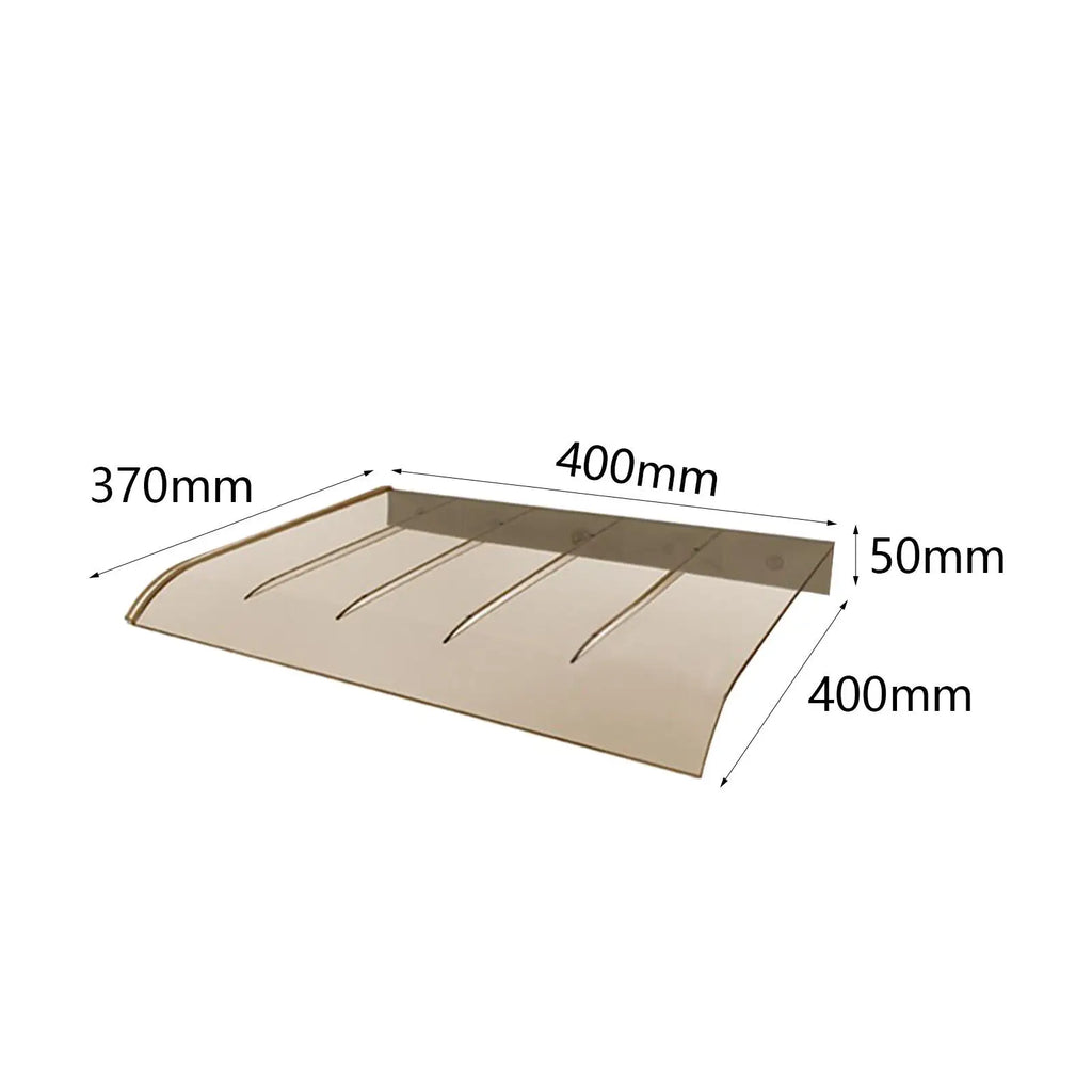 Window Awning Door Canopy Easy to Install Impact Resistant Sun Shetter Cover for Garage Balcony Garden Exterior Front Door Zpaxo