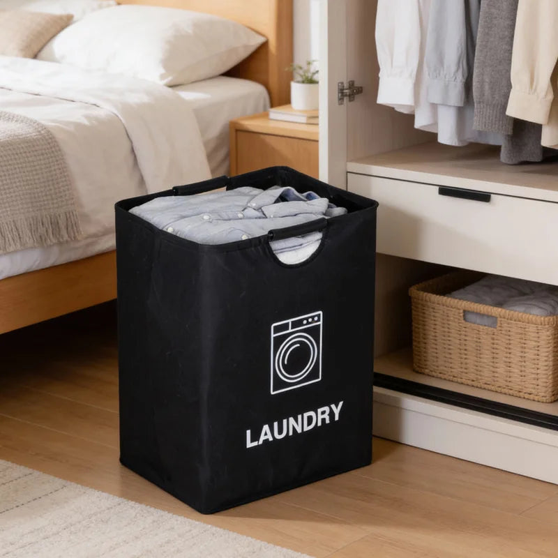 Foldable Storage Bag Holds 65 Bottles Durable Polyester Waste