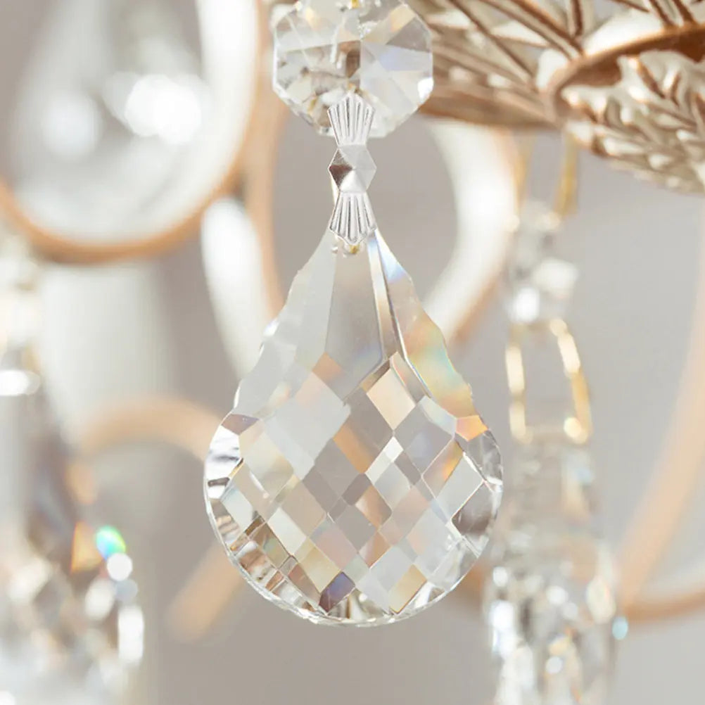 Crystal Connectors Metal Bow Tie Clips Chandelier Fastening Pins Lamp