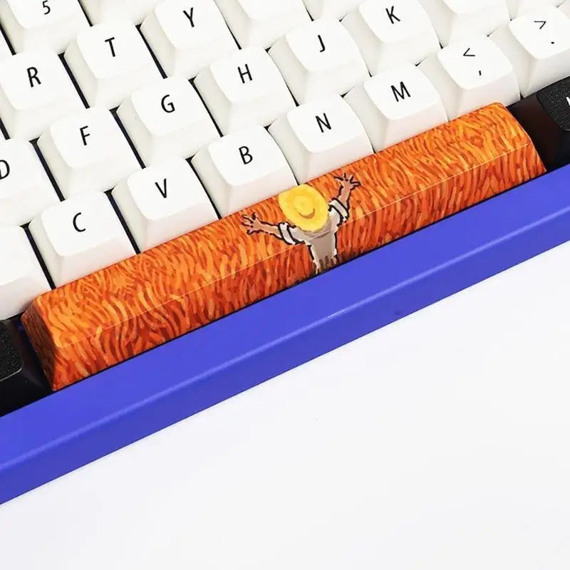 Spacebar Keycap DyeSublimated Keycaps 6.25u 6.25X Durable PBT for Most Mechanical Keyboard DIY Replacement Keycaps Zpaxo