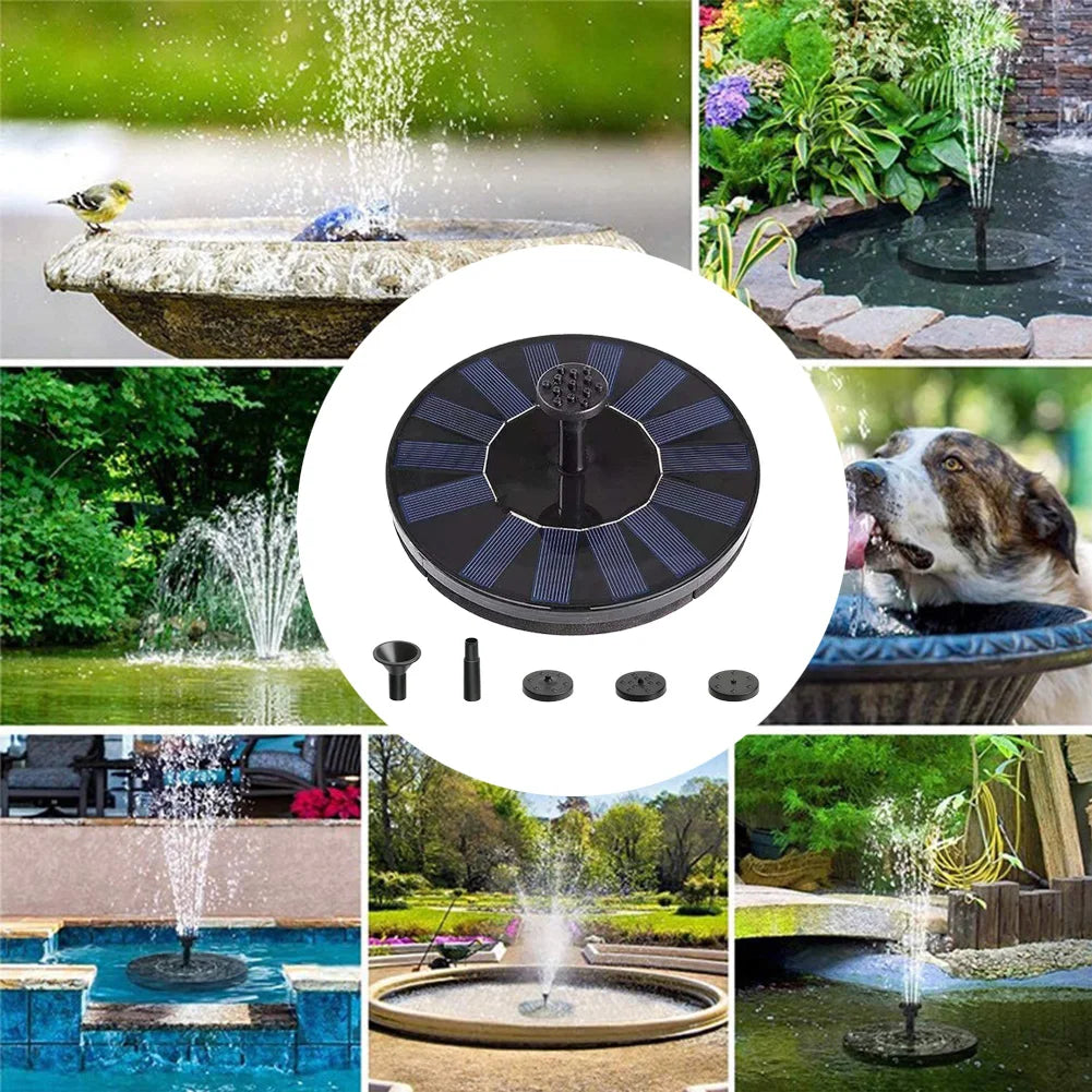 13 16 Solar Fountain Pump Energy-saving Plants Watering Colorful