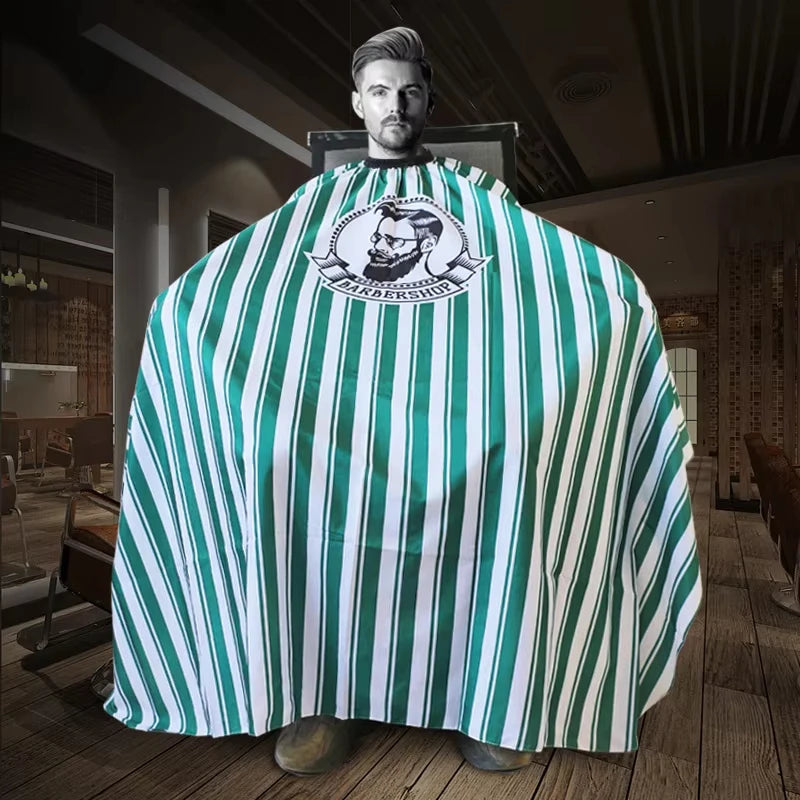 Retro Barber Cape – Waterproof Anti-Static Haircut Apron Barber Haircut Cape Zpaxo