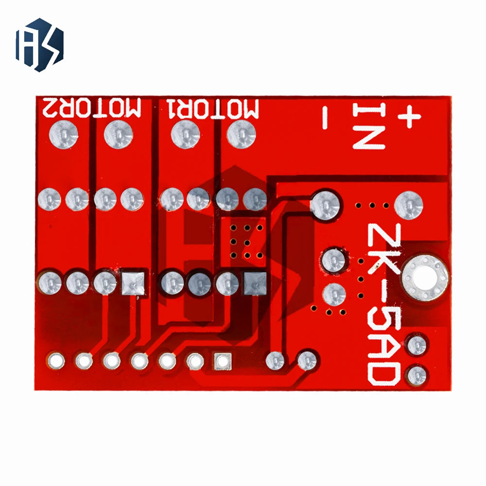H Bridge Remote Control 5A 3V-14V Dual DC Motor Drive Module Voltage Zpaxo