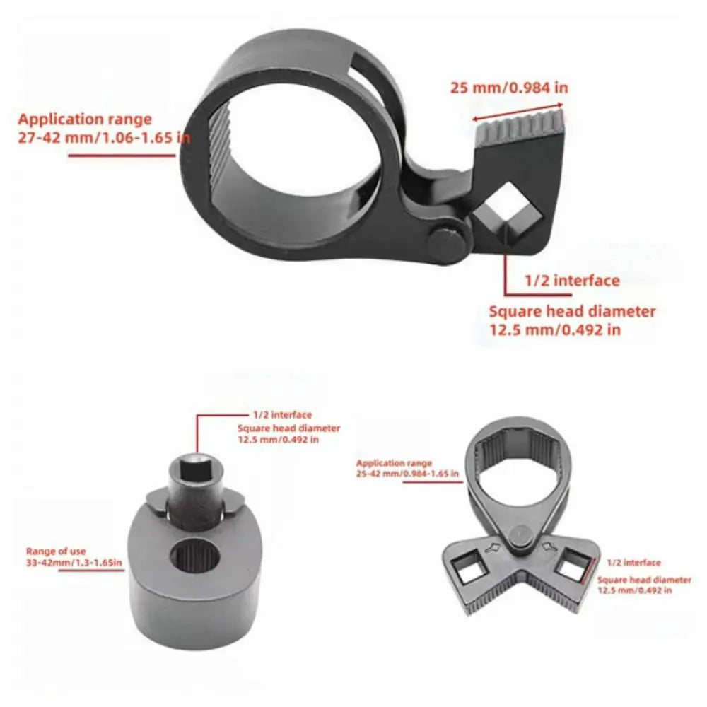 Heavy-Duty Steering Ball Head Extractor Professional Essential Steering Rod Wrench Durable Universal Ball Head Remover Zpaxo