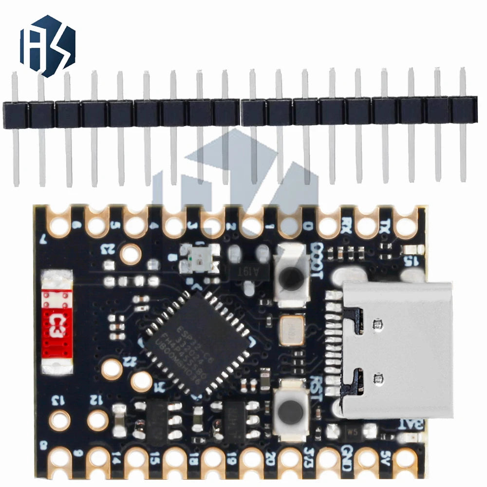 ESP32-C6 SuperMini Development Board Microcontroller Programming Learning Controller Core Board Zpaxo
