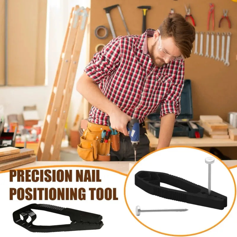Nail Fixer Creative Tool Woodworking Nail Fixer Plastic Sliding Joint Pliers Protect Fingers for Maintenance Nail Fixing Tools Zpaxo
