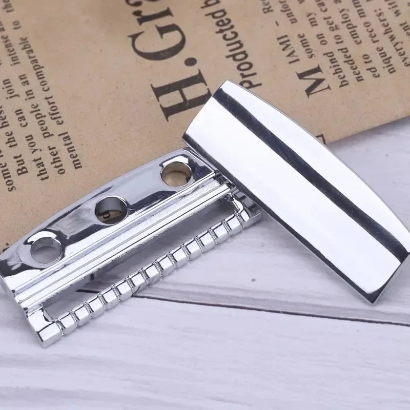 YAQI Single Edge Chrome Safety Razor Head – Men's Travel Safety Razor Head Zpaxo