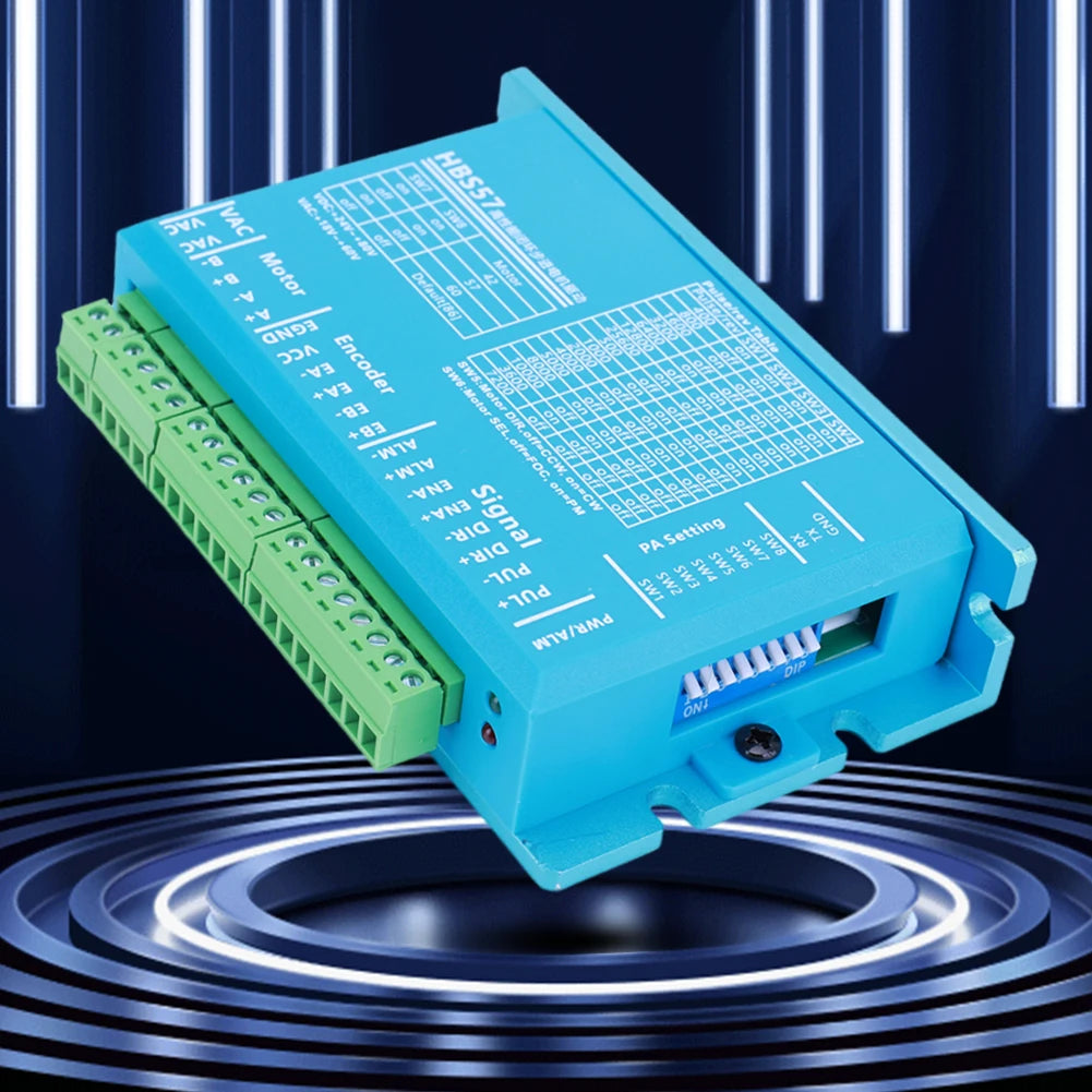 HBS57 Hybrid Servo Motor Driver 0-200kHz Step AC20-80V DC24-70V