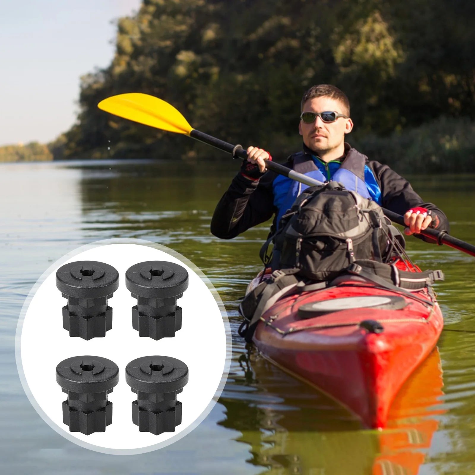 1 2 Ram Mount Track Mounting Base Gear Attachment Adapter Kayak Boat