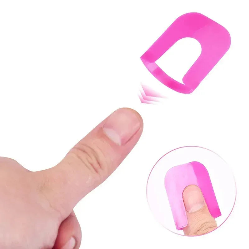 G-Curve Nail Polish Protector Shields | 10 Sizes, 26-Pc Set