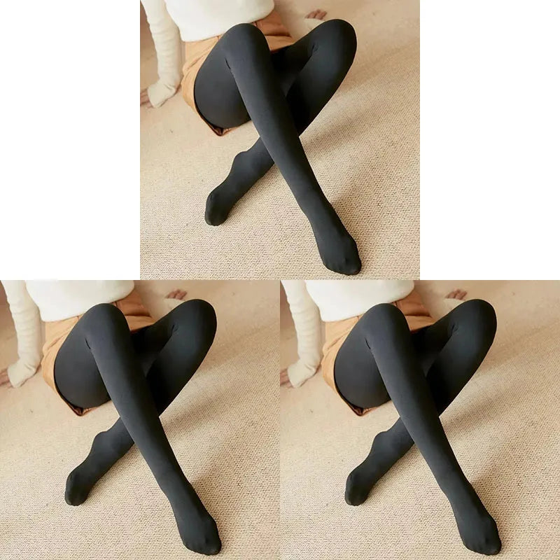 Women's Fleece Thermal Tights – Warm Winter Pantyhose 1-3 Pack