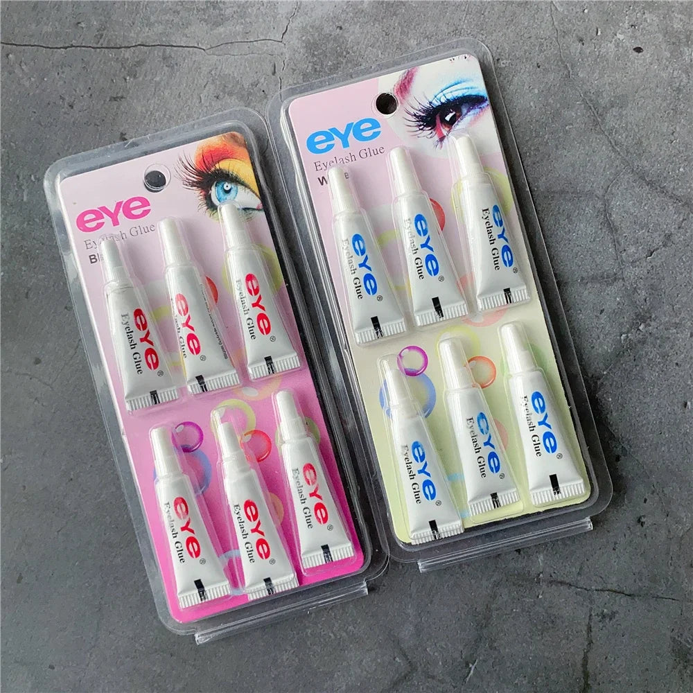Professional Eyelash Glue Clear-white Dark-black Waterproof False Zpaxo