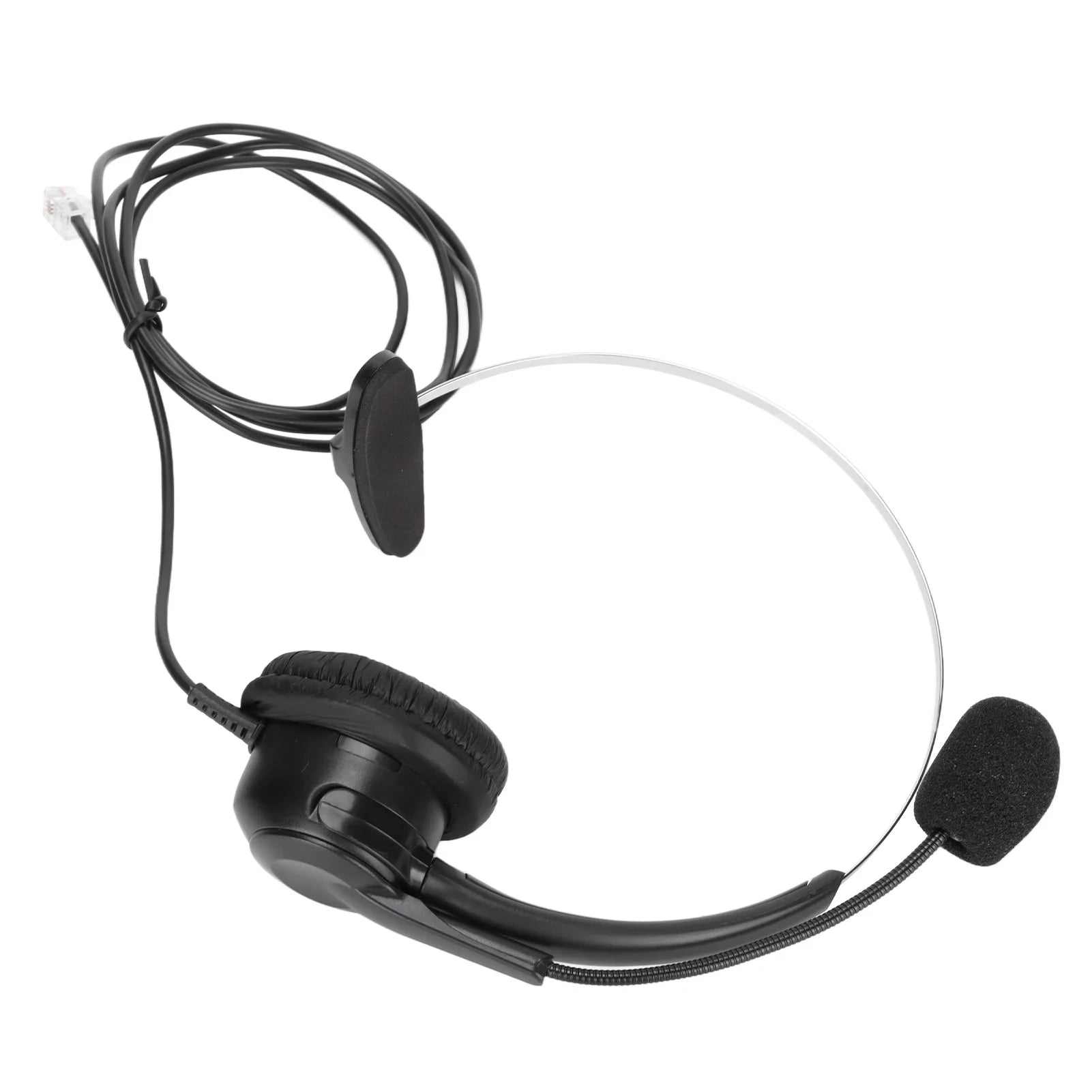 Telephone Headset RJ9 Earphone 330 Adjustable Microphone Home Call