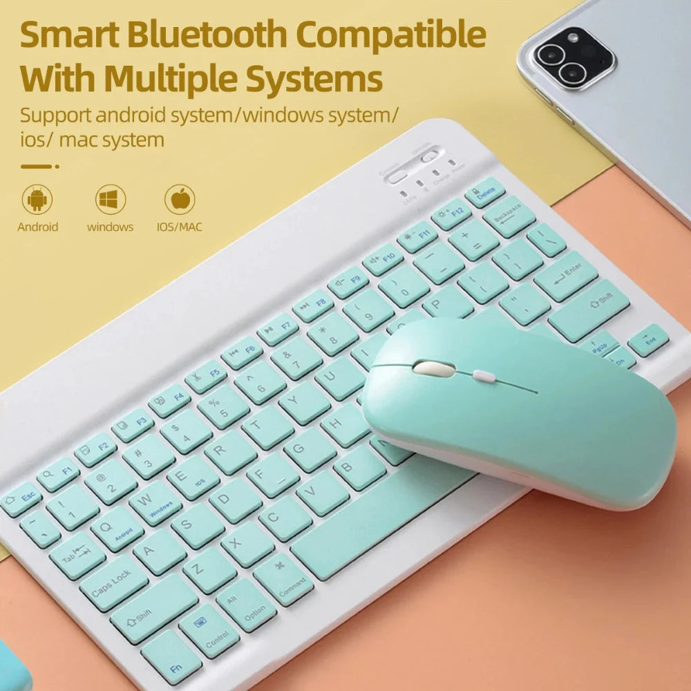 Wireless Bluetooth Mouse Gamer Macbook Ipad Laptop Computer
