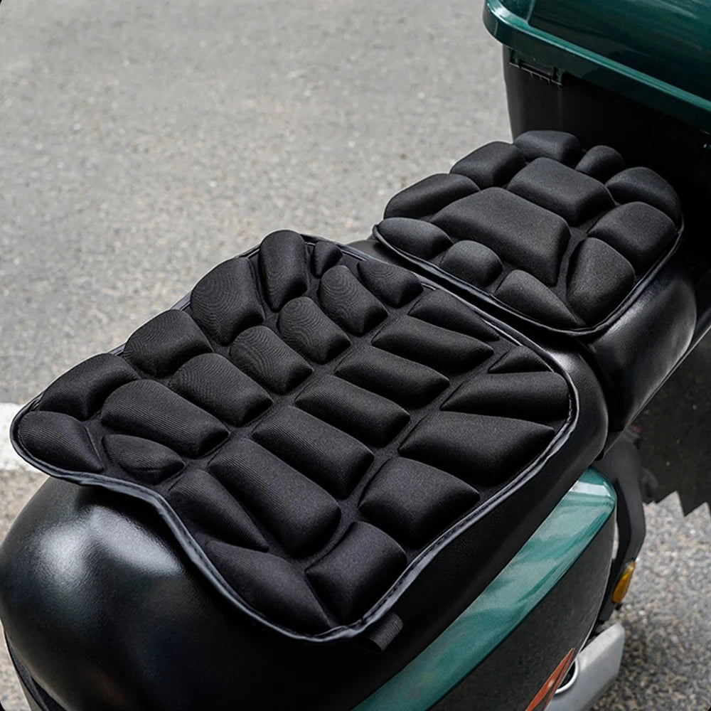 Motorcycle Seat Pad 3D Comfort Gel Cushion Breathable Universal Shock