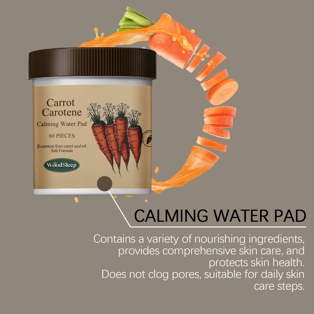 WOODSLEEP Calming Water Pad Essence Pads Soothing Sensitive Skin Barrier Repair Smooth Delicate Skin All Skin Types Zpaxo