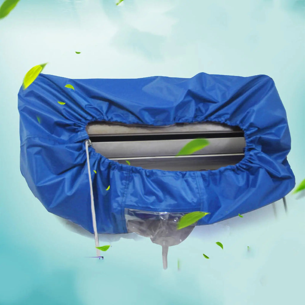 Wall Mounted Air Conditioning Cleaning Bag Water Pipe Waterproof Dust