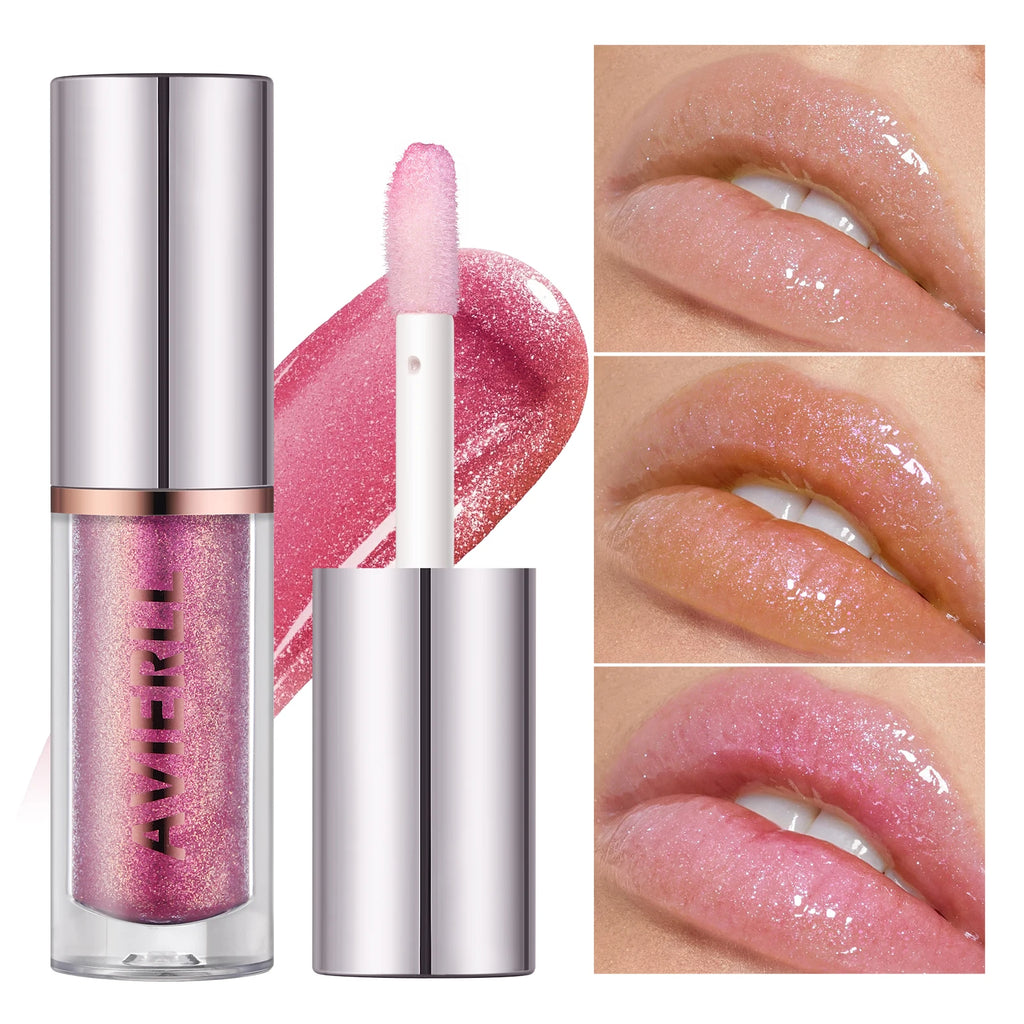 Dazzling Diamond Pearlescent Liquid Lip Oil-long-lasting Glittery Zpaxo