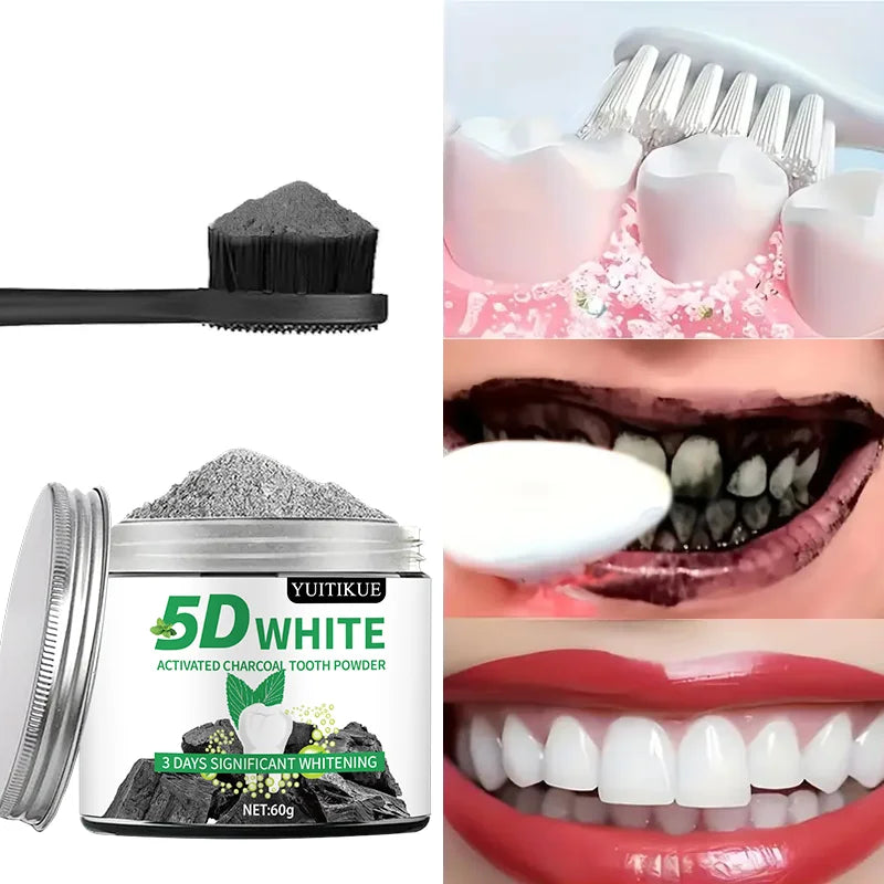 Natural Tooth Whitening Powder – Charcoal, Fresh Breath 60g Tooth Whitening Powder Zpaxo