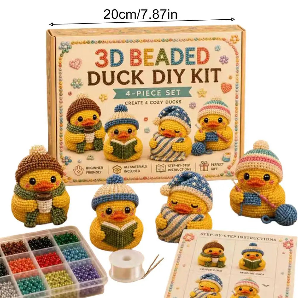 Bead Animal Making Cute Duck Handmade Toys Embroidery Jewelry Craft Zpaxo B China Mainland