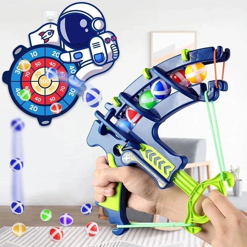 Sticky Ball Dart Board Target Sports Game Toys For Children Outdoor Party Toys Target Sticky Ball Throw Educational Board Games Zpaxo