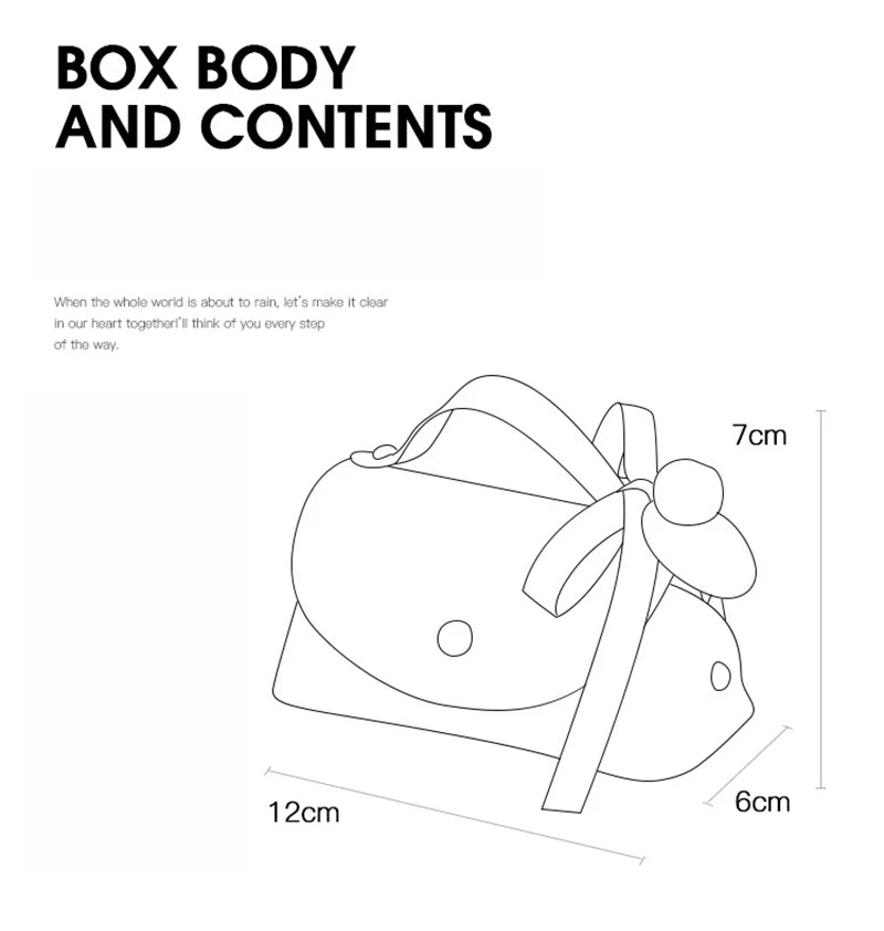 Leather Gift Bag Bow Ribbon – Mini Candy Favour Box | Party