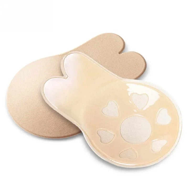 Silicone Adhesive Lift Bra & Nipple Covers – Invisible Reusable