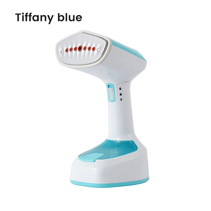 Foldable Ironing Machine 1500W Fast-Heat Garment Steamer Household Electric Fabric Steamer for Home Travel Handheld Steam Iron Zpaxo Tiffany blue US