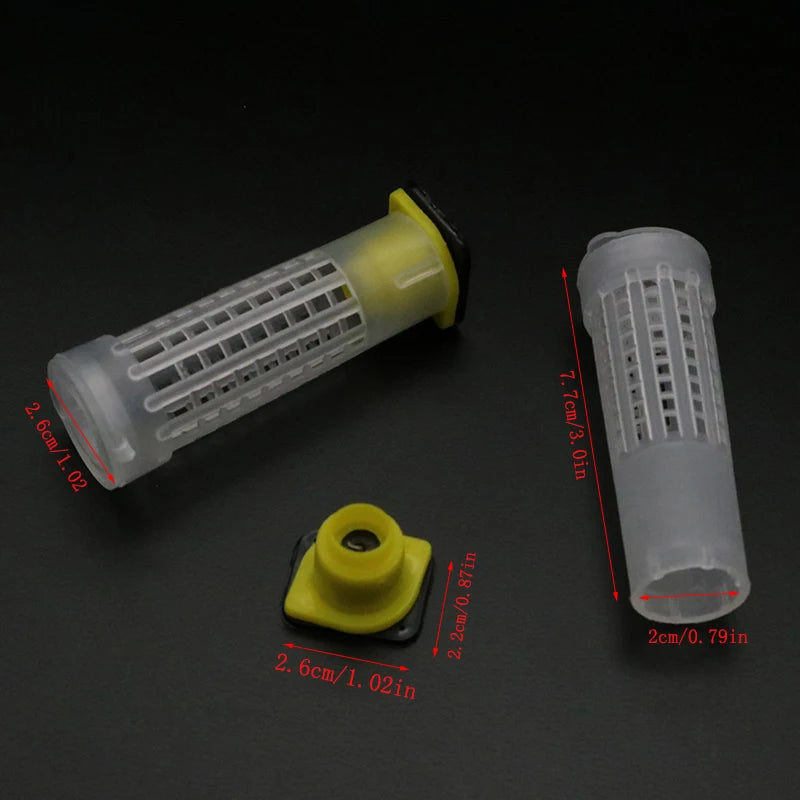 Queen Bee Rearing System Plastic Cell Cage Protection Cover Base Box