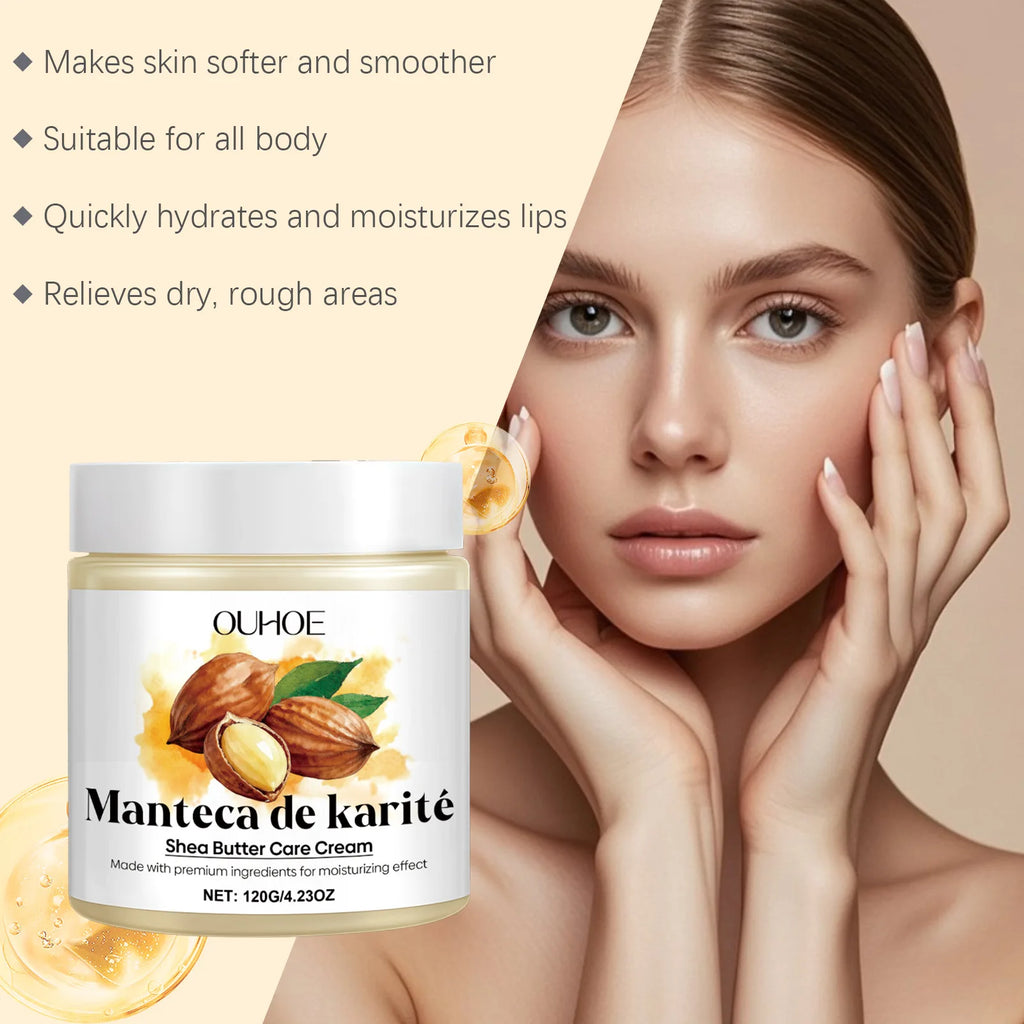 Shea Butter Moisturizing Body Cream Dark Spot Removal Lasting Hydration Whitening Relieve Dryness Smoothing Soft Face Skin Care Zpaxo