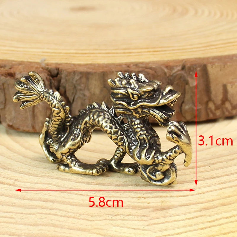 Animal Figurines Miniatures Children Toy Gifts Brass Cute Small Bear Statue Office Desk Ornaments Decorations Crafts Collections Zpaxo A05