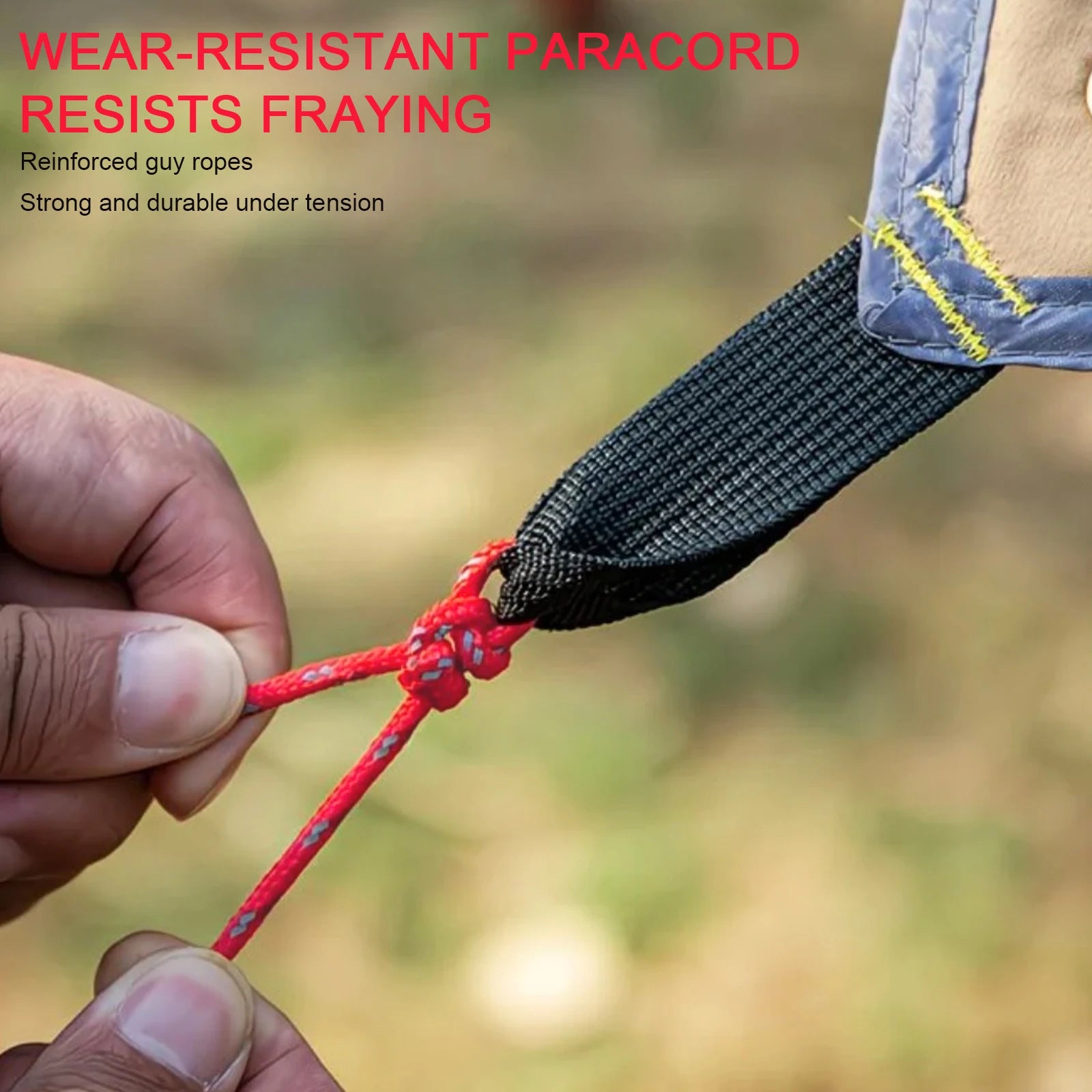 2 4 6-Pack Paracord Adjusters Rope Tightening Tool Tensioner Camping Zpaxo