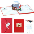 Glowing Christmas Card LED Light Handmade Greeting Kid