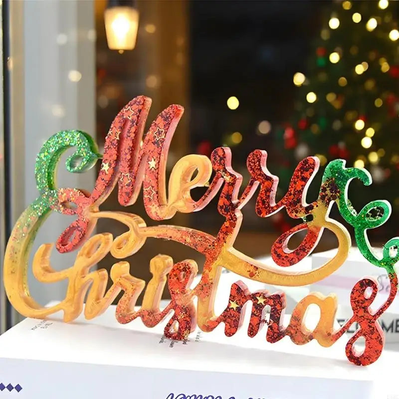 Durability Silicone Christmas Letter Mold Easy Demolding Homemades
