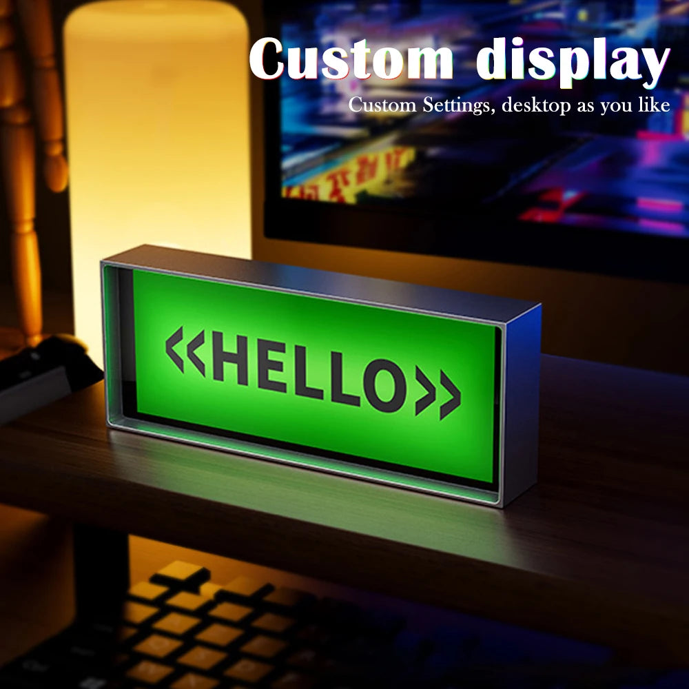 Smart Bluetooth Quantum Clock Night Light APP Control DIY Alarm Clocks Desk Decoration Light For Gaming Room Bedroom Decor Zpaxo