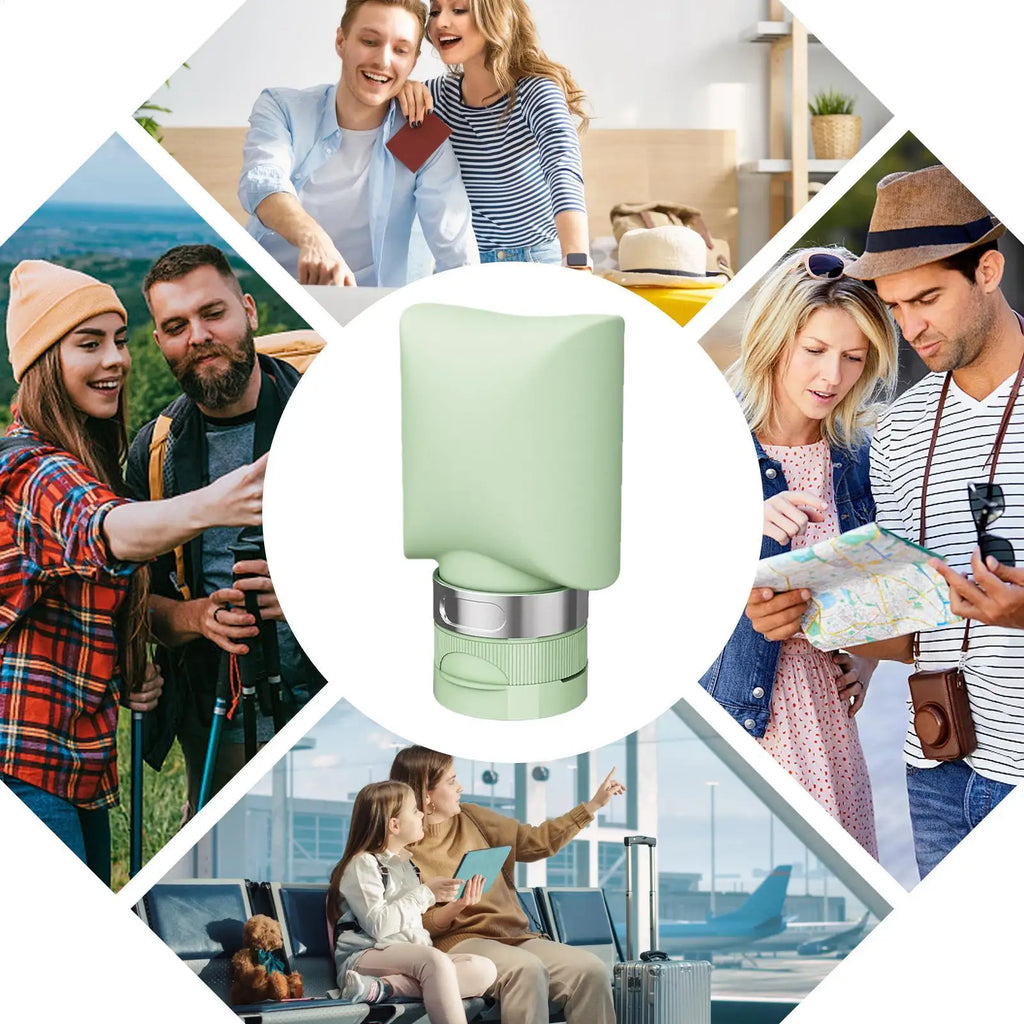 Toiletry Bottles Refillable Women Containers Travel Shampoo