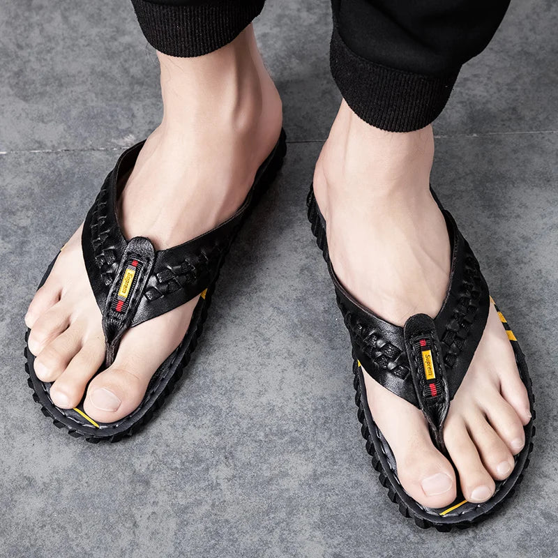 Men's Slippers Comfortable Lightweight Soft Sole Casual Slides Indoor