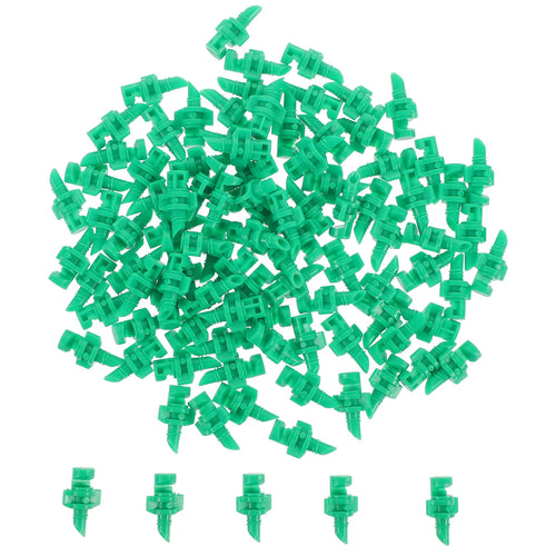 100Pcs Plastic Irrigation Atomizer Spray Nozzle 180 Degree Rotatable Fogging Head for Lawn Garden Park Farm Flower Crop Care Zpaxo Default Title
