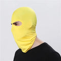 Anti-UV Balaclava Hat Quick Dry Breathable Summer Full Face Cover Zpaxo Yellow