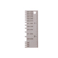 0-36 Round AWG SWG Wire Gauge Thickness Ruler Diameter Stainless Zpaxo B