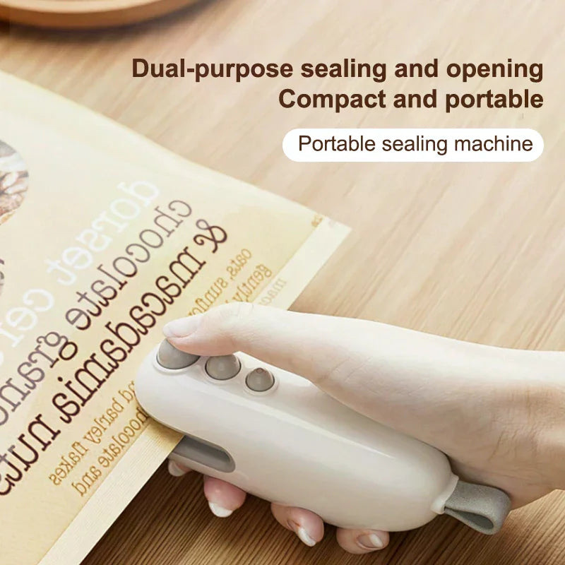 Mini Electric Heat Bag Sealing Machine Food Plastic 3in1 Hand Zpaxo
