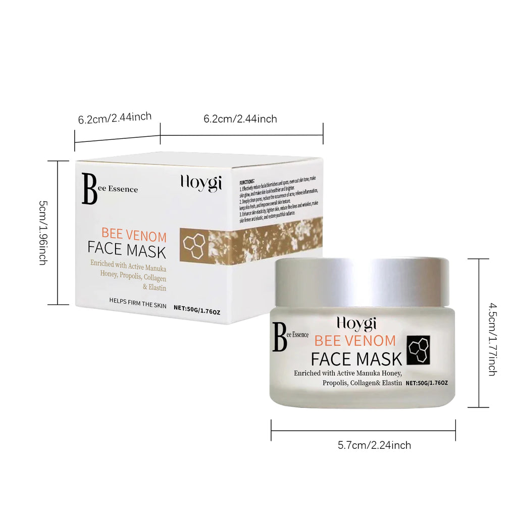 Hoygi Propolis & Bee Venom Facial Mask – Firming & Brightening Facial Mask Cream Zpaxo