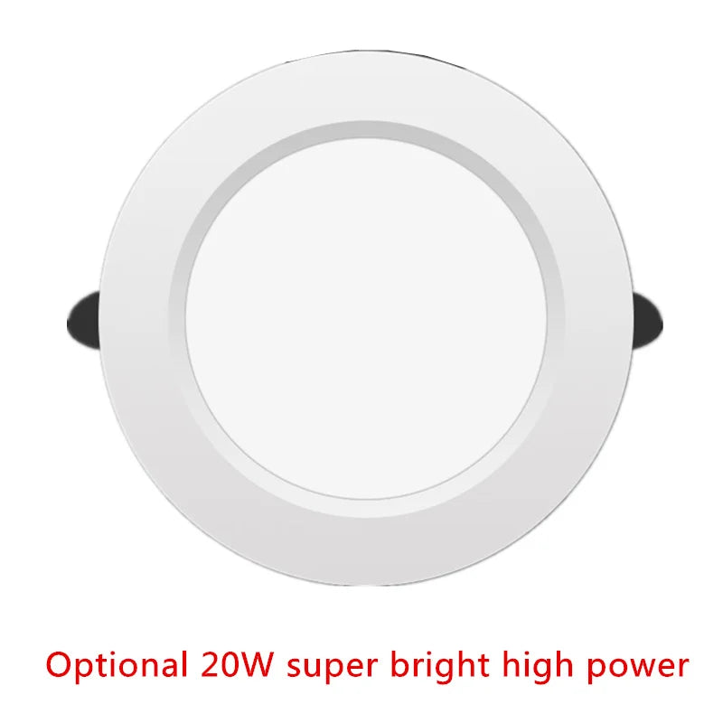 Slim Recessed LED Downlight 6W 9W 15W 20W | AC220V Ceiling Spot