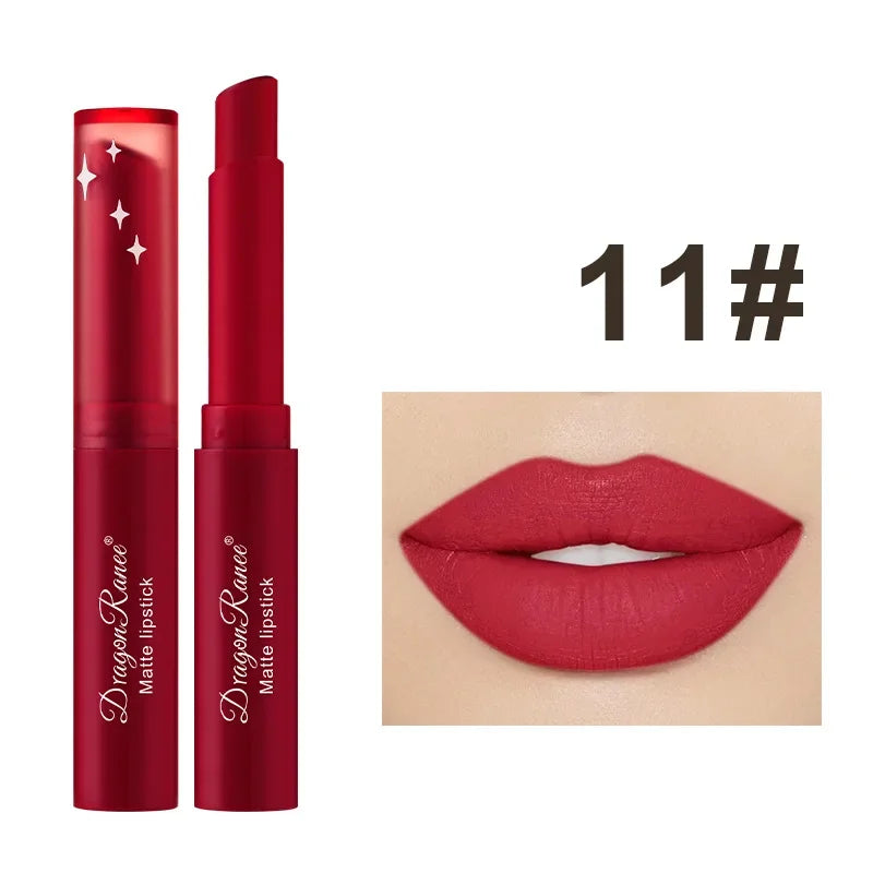 Velvet Matte Lipstick Moisturizing Lip Gloss Easy Rotating Pen Rich Zpaxo 11